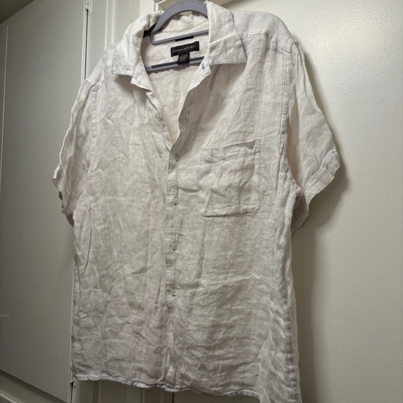 100% Irish linen Banana Republic shirt - size large - Picture 1 of 6